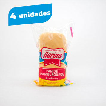 Pan de Hamburguesa 1 Pan de hamburguesa sin sesamo
