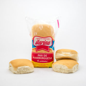 Pan de Hamburguesa 2 Pan de hamburguesa sin sesamo